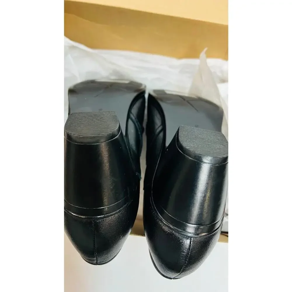 Clarks Emily 2 Cove High Women's Heels‎ Black Leather  7M